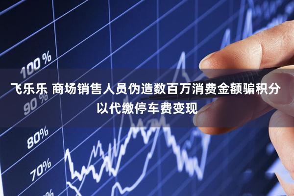 飞乐乐 商场销售人员伪造数百万消费金额骗积分 以代缴停车费变现