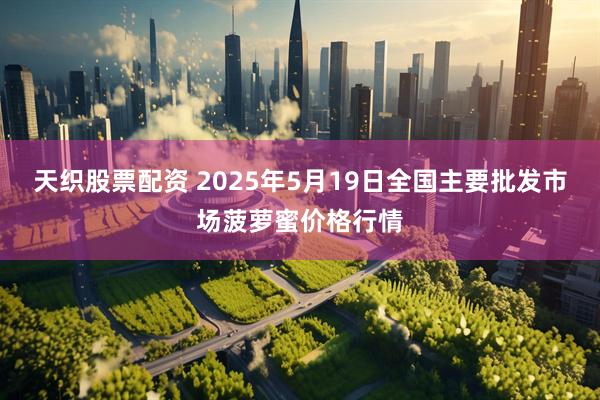 天织股票配资 2025年5月19日全国主要批发市场菠萝蜜价格行情