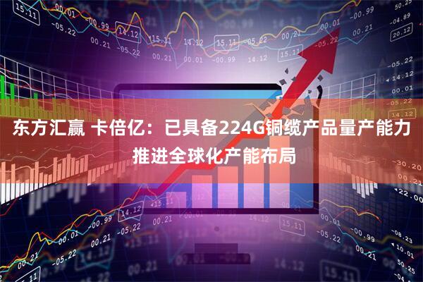 东方汇赢 卡倍亿：已具备224G铜缆产品量产能力 推进全球化产能布局