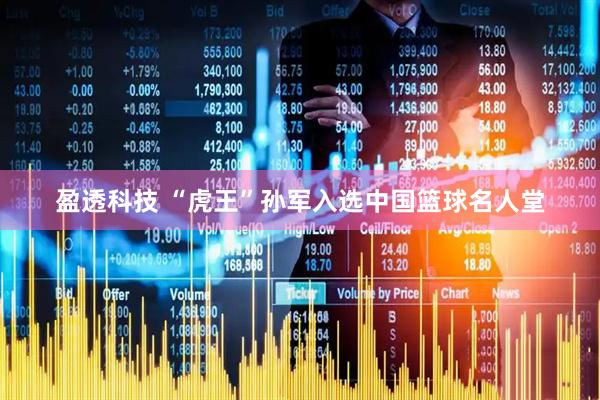 盈透科技 “虎王”孙军入选中国篮球名人堂